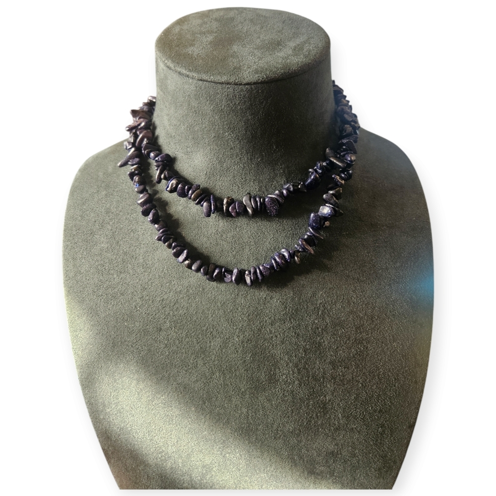Blue Sandstone Necklace
